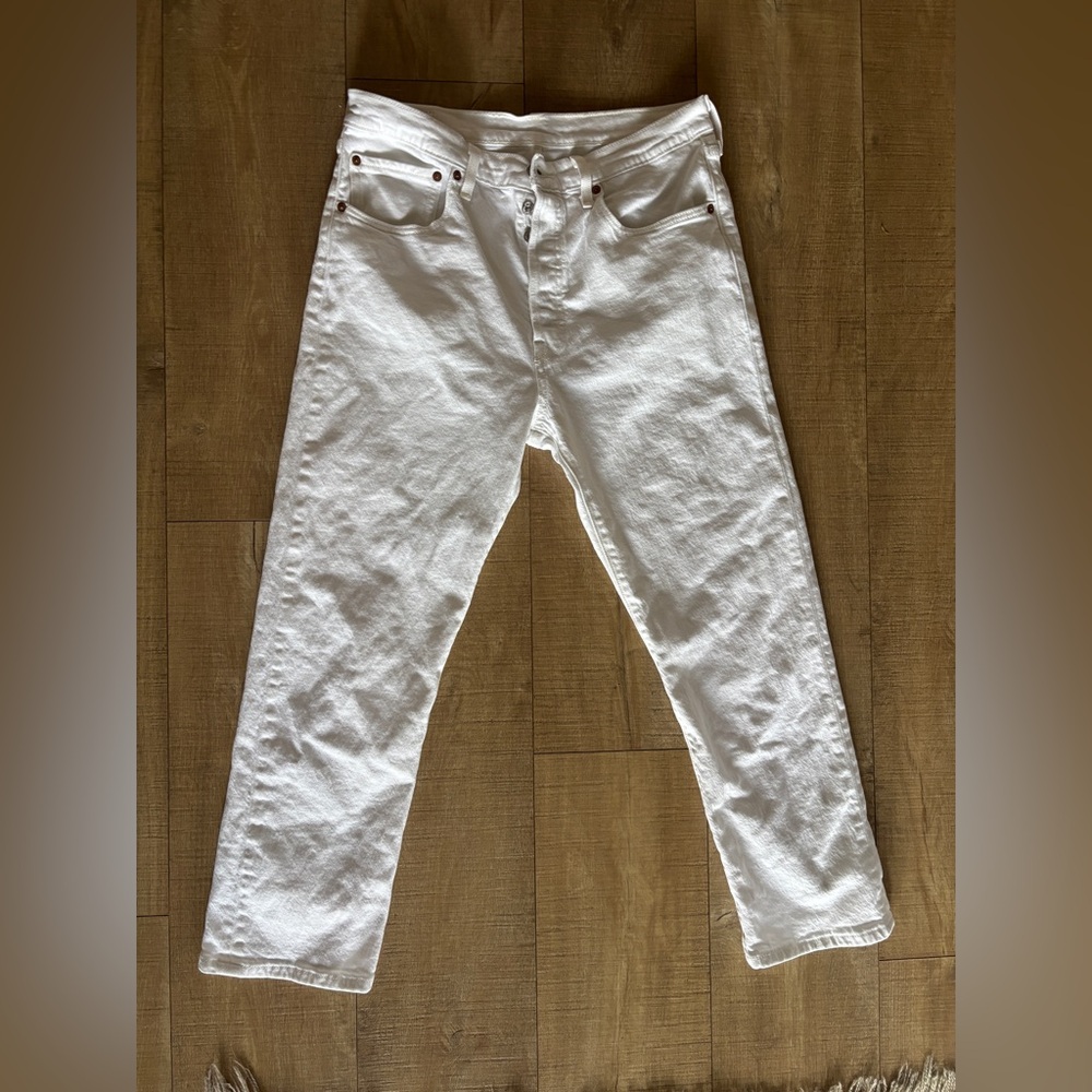 Levi's 501 Men's White Jeans W31 L26